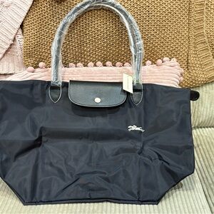 Longchamp Le Pliage Black Tote - NEW
